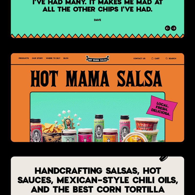 Hot Mama E-Commerce Experience